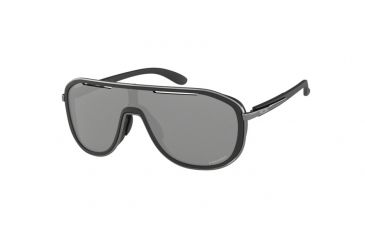 Image of Oakley OUTPACE OO4133 Sunglasses 413302-26 - Soft Touch Black/Black Ice Frame, Prizm Black Lenses