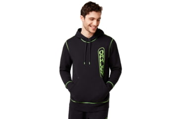 Image of Oakley Overlock Pullover Hoodie - Mens, Blackout, 2XL, 472545-02E-XXL