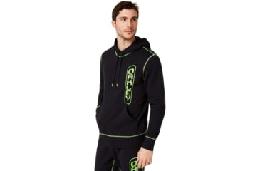 Image of Oakley Overlock Pullover Hoodie - Mens, Blackout, 2XL, 472545-02E-XXL