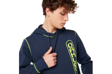 Image of Oakley Overlock Pullover Hoodie - Mens, Foggy Blue, 2XL, 472545-6FB-XXL