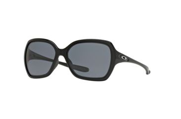 Image of Oakley OVERTIME OO9167 Single Vision Prescription Sunglasses OO9167-916707-68 - Frame Color Polished Black, Lens Diameter 68 mm
