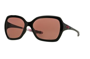 Image of Oakley OVERTIME OO9167 Single Vision Prescription Sunglasses OO9167-916709-68 - Frame Color Polished Black/Breast Cancer, Lens Diameter 68 mm