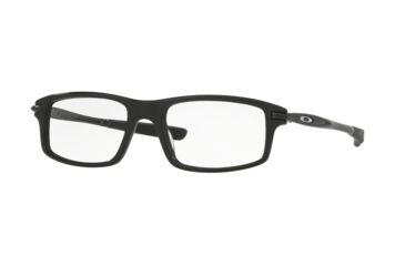 Image of Oakley OX1100 OX1100 Prescription Eyeglasses 110001-53 - Black / Black Frame