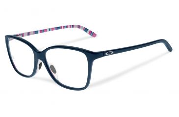 Image of Oakley OX1126-0554 Finesse Eyeglass Frames, Blue/Magenta Stripes Frame