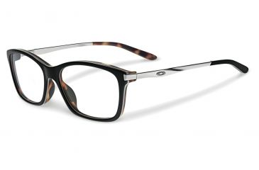 Image of Oakley NINE-TO-FIVE Single Vision Prescription Eyeglasses, Black Tortoise Frame, OX1127-0152SV