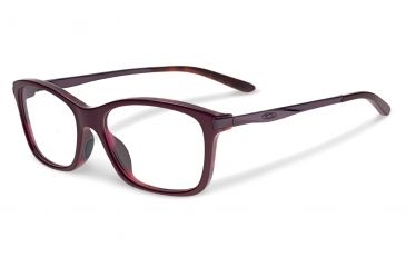 Image of Oakley NINE-TO-FIVE Single Vision Prescription Eyeglasses, Pink Tortoise Frame, OX1127-0352SV