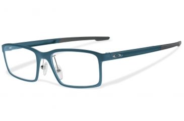 Image of Oakley OX8038-0352 Milestone Eyeglass Frames, Blue Steel Frame