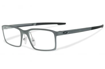Image of Oakley OX8038-0452 Milestone Eyeglass Frames, Satin Concrete Frame