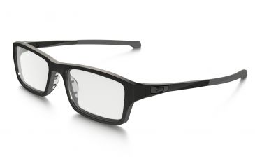 Image of Oakley OX8039-0155 Chamfer Eyeglass Frames, Satin Black Frame