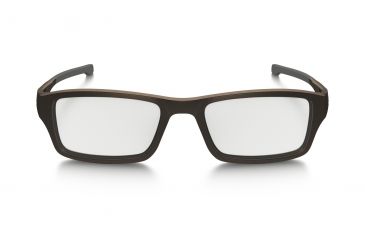 Image of Oakley OX8039-0455 Chamfer Eyeglass Frames, Satin Brownstone Frame