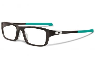Image of Oakley OX8039-0851 Chamfer Eyeglass Frames, Brownstone/Sea Foam Frame