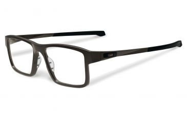 Image of Oakley Chamfer 2 Single Vision Prescription Eyeglasses, Satin Brownstone Frame, OX8040-0452SV