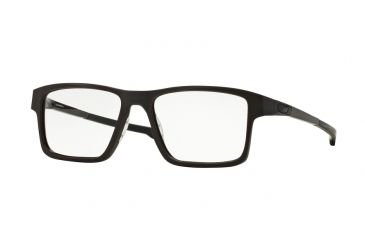 Image of Oakley Chamfer 2 Single Vision Prescription Eyeglasses 804004-52 - Satin Brownstone Frame