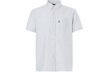 Image of Oakley Oxford Short Sleeve - Mens, Stone Gray, Large 401886-22Y-L