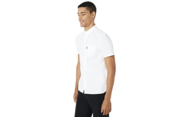 Image of Oakley Oxford Short Sleeve - Mens, White, Small, 401886-100-S