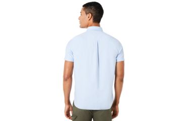 Image of Oakley Oxford Short Sleeve Shirt - Mens, Marvel Blue, Extra Small, 401886-6E1-XS