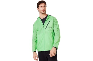 Image of Oakley Packable Jacket - Mens, Laser Green, Extra Small, 412798-73E-XS
