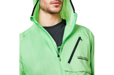 Image of Oakley Packable Jacket - Mens, Laser Green, Extra Small, 412798-73E-XS