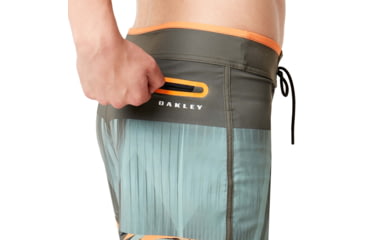 Image of Oakley Palm Geometric Boardshort 19 - Mens, Autumn Glory Palm P, 40, 482566-99A-40