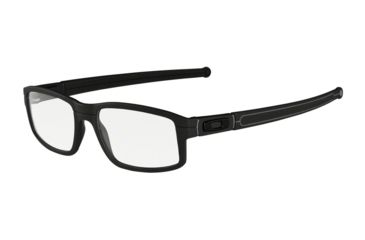 Image of Oakley PANEL OX3153 Eyeglass Frames 315301-53 - Black Frame, Clear Lenses