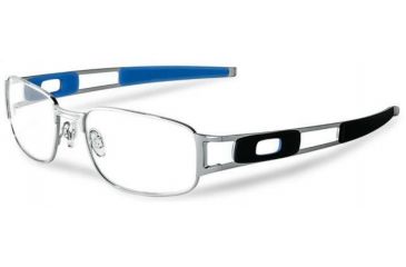 Image of Oakley Paperclip 55mm Chrome Progressive Vision Prescription Eyeglasses OX3114-0455