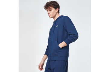 Image of Oakley Patch Full Zip Hoodie - Mens, Universal Blue, 2XL, FOA400019-6ZZ-XXL