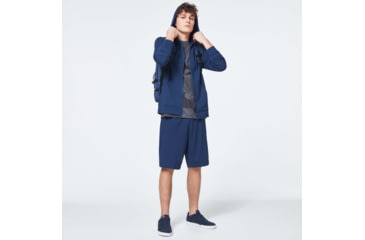 Image of Oakley Patch Full Zip Hoodie - Mens, Universal Blue, 2XL, FOA400019-6ZZ-XXL