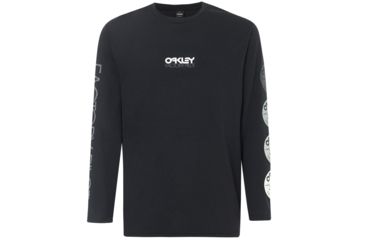 Image of Oakley Patchsticker Ls Tee - Mens, Blackout, 2XL, 457740-02E-XXL