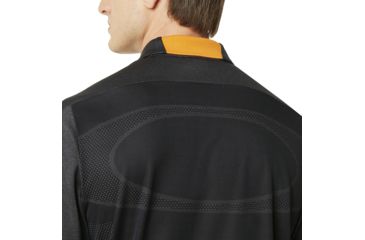 Image of Oakley Perf Ellipse Golf Polo Short Sleeve - Mens, Jet Black Heather, Large 434340-01S-L