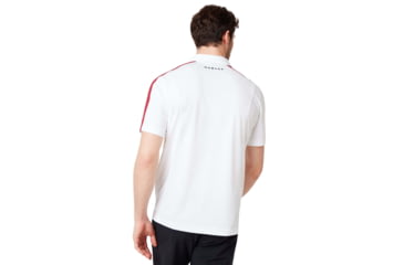 Image of Oakley Perforated Solid Polo - Mens, White, Extra Large, 434399-100-XL