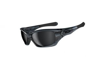 Image of Oakley Pit Bull Sunglasses - Crystal Black Frame w/ Black Iridium Lenses OO9127-02