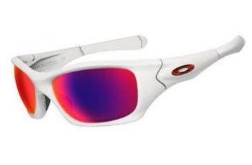 Image of Oakley Pit Bull Single Vision Prescription Sunglasses - Matte White Frame OO9127-07