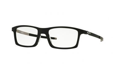 Image of Oakley PITCHMAN OX8050 Progressive Prescription Eyeglasses 805001-55 - Satin Black Frame