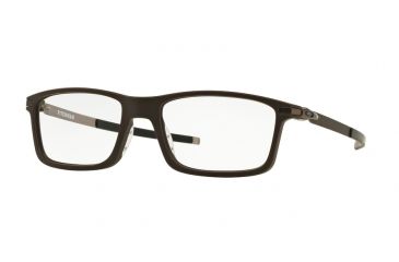 Image of Oakley PITCHMAN OX8050 Progressive Prescription Eyeglasses 805004-55 - Satin Brownstone Frame