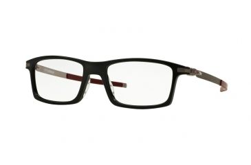 Image of Oakley PITCHMAN OX8050 Progressive Prescription Eyeglasses 805005-55 - Polished Black Frame