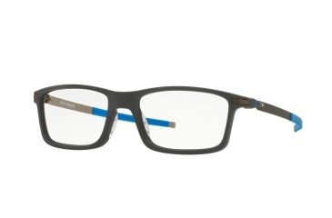 Image of Oakley PITCHMAN OX8050 Progressive Prescription Eyeglasses 805007-53 - Satin Pavement Frame