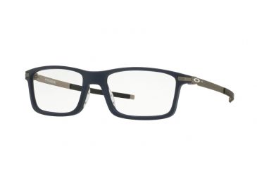 Image of Oakley PITCHMAN OX8050 Progressive Prescription Eyeglasses 805008-53 - Universal Blue Frame