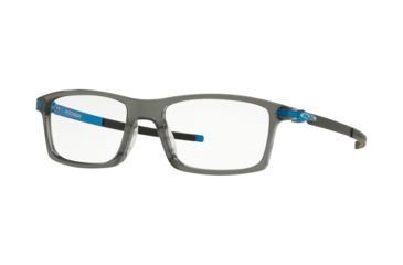 Image of Oakley PITCHMAN OX8050 Progressive Prescription Eyeglasses, 55mm, Polished Grey Smoke, OX8050-805012-55-PRO