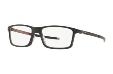 Image of Oakley PITCHMAN OX8050 Progressive Prescription Eyeglasses, 55mm, Matte Black, OX8050-805011-55-PRO