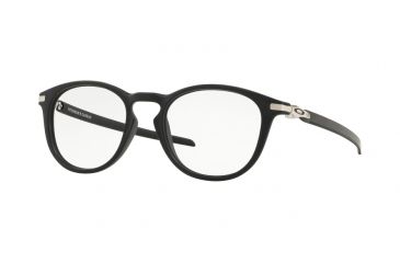 Image of Oakley PITCHMAN R CARBON OX8149 Eyeglass Frames 814901-50 - Satin Black Frame, Clear Lenses