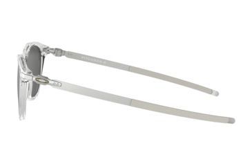 Image of Oakley PITCHMAN R OO9439 Sunglasses 943902-50 - Polished Clear Frame, Prizm Black Lenses