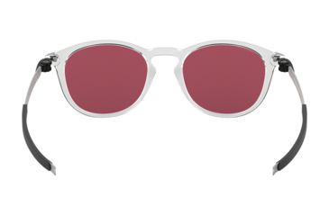 Image of Oakley PITCHMAN R OO9439 Sunglasses 943904-50 - Polished Clear Frame, Prizm Sapphire Lenses