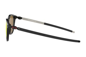 Image of Oakley PITCHMAN R OO9439 Sunglasses 943905-50 - Polished Black Frame, Prizm Ruby Polarized Lenses