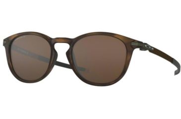 Image of Oakley PITCHMAN R OO9439 Sunglasses 943906-50 - Polished Brown Tortoise Frame, Prizm Tungsten Polarized Lenses
