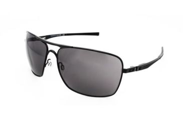 Image of Oakley PLAINTIFF SQUARED OO4063 Progressive Prescription Sunglasses OO4063-406301-63 - Lens Diameter 63 mm, Frame Color Polished Black