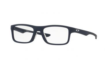 Image of Oakley PLANK 2.0 OX8081 Progressive Prescription Eyeglasses 808103-53 - Softcoat Universal Blue Frame