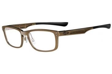 Image of Oakley Plank 53mm Brushed Brown Eyeglass Frames w/ Blank Lenses 22-196