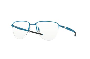 Image of Oakley PLIER OX5142 Eyeglass Frames 514204-52 - Satin Azure Blue Frame, Clear Lenses