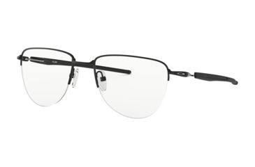 Image of Oakley PLIER OX5142 Eyeglass Frames 514201-52 - Satin Black Frame, Clear Lenses