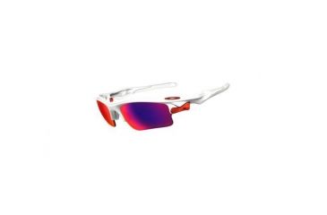 Image of Oakley Fast Jacket XL Single Vision Prescription Sunglasses - Polished White Frame OO9156-07